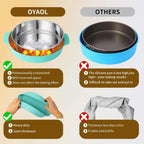 4, 7, 9 Inches Springform Pan Set of 3-304 Stainless Steel Nonstick Springform Cake Pan Set with Removable Bottom, 10 Inch Leakproof Silicone Cheesecake Pan Protector with 60 Pcs Parchment Paper