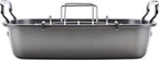 Circulon Nonstick Roasting Pan / Roaster with Rack - 17 Inch x 13 Inch, Gray