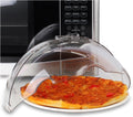 Flippable Microwave Splatter Cover,Microwave Cover for Food, Dish, Higher Microwave Plate Cover for Heating, Stay-Inside Splatter Guard for Microwave Oven, Innovative Lid-10.5 IN