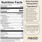 White Chocolate Coating Melting Wafers 5 LB- Creamy and Sweet Taste, Perfect for Molding, Dipping, Desserts, and Candy 80 Onuce (White Chocolate)