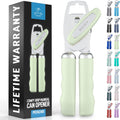Zulay Kitchen Manual Can Opener with Bottle Opener with Turn Knob