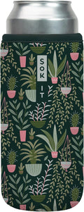Sok It CanSok Sleeve for Beer & Soda Insulated Neoprene Cover (Green Living, 25oz Can Sleeve)