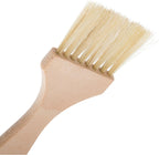 Redecker Natural Horsehair Flat Pastry Brush with Untreated Beechwood Handle, Ideal for Basting, Glazing and Applying Eggwash, 6 Inches, Made in Germany