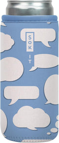 Sok It CanSok Sleeve for Beer & Soda Insulated Neoprene Cover (Big Ideas, 12oz Slim Can Sleeve)