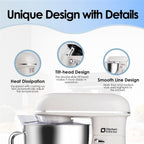 Kitchen in the box Stand Mixer - 8.5 Quart Mixing Bowl, 900 Watt Kitchen Electric Mixer for Heavy Dough, Large Capacity Food Mixer for Home Cooks with Egg Whisk, Dough Hook & Flat Beater (Cream)