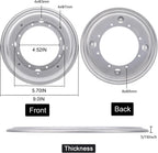 9" Round Lazy Susan Turntable Bearing Plate 5/16”Thick Lazy Susan Hardware, Rotating Swivel Plate with 750 lb Load Capacity, Lazy Susan Turntable Base for Table, Serving Tray, Kitchen