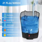SVAVO Automatic Soap Dispenser Wall-Mounted, Hand Soap Dispenser Touchless Electric Sensor Pump Battery Operated for Office Home Kitchen Bathroom, Hotel Restaurant, 600ml/21fl.oz