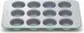 Caraway Non-Stick Ceramic 12-Cup Muffin Pan - Naturally Slick Ceramic Coating - Non-Toxic PTFE & PFOA Free - Perfect for Cupcakes, Muffins, and More - Sage