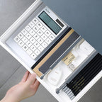 ANTOWIN Bamboo Drawer Dividers Organizers, Expandable Drawer Separators Splitter,17-22 inches Long Adjustable Spring-loaded Organizer for Large Utensil, Clothes, Tools Drawers (Grey)