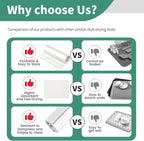 Stone Drying Mat for Kitchen Counter, Collapsible Dish Drying Mat, Fast Drying Diatomaceous Earth Dish Drying Mats, Water Absorbent Diatomite Kitchen Mat (white, medium)