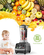 BioloMix Professional Blender,Smoothie Blender,Blender for Kitchen with 2200 Watt Motor,68 Oz Large Capacity, High Speed Blender for Shakes, Smoothies, Ice Crushing, Frozen Fruits (with Extra Parts)