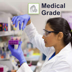 FifthPulse Biodegradable Disposable Nitrile Gloves, 150 Count, Green Food Safe Cooking Gloves - Powder and Latex Free Gloves