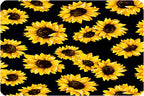 Dish Drying Mat Foldable Fall Kitchen Drying Mat Absorbent Sink Mat Multi-Purpose Coffee Pad Easy To Clean,Kitchen Gadgets,sunflower decor(sunflower) (12inches*15inches)