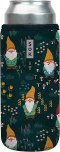 Sok It CanSok Sleeve for Beer & Soda Insulated Neoprene Cover (Rollin' with my Gnomies, 25oz Can Sleeve)