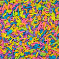 Neon Sprinkles for Baking Cupcakes - Neon Confetti Sprinkles for Cake, Cookie, Cupcake Decorating, and Toppings - Neon Cake Decorations in Pink, Yellow, Purple, Blue Jimmies and Confetti Sprinkles