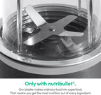 nutribullet Personal Blender for Shakes, Smoothies, Food Prep, and Frozen Blending, 24 Ounces, 600 Watt, Gray, NBR-0601WM