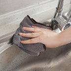 KinHwa Kitchen Washcloths for Dishes Absorbent Microfiber Dish Cloths Quick Dry Dish Rags with Poly Scour Scrub Side Ideal for Kitchen Cleaning (Multicolor, 12inchx12inch 9 Pack)