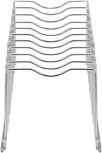 Slideep Pot Pan Lid Holder Rack Organizer, Kitchen Dish Plate Storage Organizer Drying Rack, Bakeware Pot Lid Rack Holder Organizer, Pantry and Cabinet Holder,Set of 2