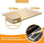 Extra Large Pizza Stone 22 Inch, Rectangular Pizza Grilling/Baking Stone 22" x 14", Industrial Commercial Oven Stone, Ideal for Grilling Baking Several Pizzas Bread - Includes Scaper