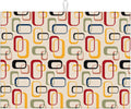 Mid Century Modern Retro Kitchen Drying Mat Vintage Decorative Microfiber Dish Drainer Mat for Kitchen Counter Absorbent Reusable Washable 18x24 Inch