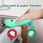 Joyhalo 6 Pack Pot Holders for Kitchen,Cotton Oven Holder with Great Heat Resistance,Non Slip Hot Pads for Kitchen Clearance,Aqua