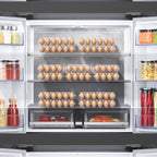100 Pack Plastic Egg Cartons Cheap Bulk, 12 Count Clear Egg Containers for Fresh Chicken Eggs, 2x6 Grids Refrigerator Egg Trays for Refrigerator Storage, Chicken Farm, Market Display & Commercial Use