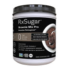 RxSugar Brownie Mix Pro | 10 Billion CFU Probiotic & Prebiotic Fiber | 1.7 lbs | 0 Net Carbs | Chocolate Mug Brownie Made with Allulose
