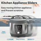 Appliance Sliders for Kitchen Appliances 24 PCS Self-Adhesive Small Accessories Hacks Easy to MovIing & Space Saving Kitchen Must Have Gadgets