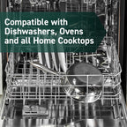 HexClad Hybrid Nonstick 2-Quart Saucepan with Tempered Glass Lid, Stay-Cool Handle, Dishwasher-Friendly, Oven-Safe Up to 900°F, Induction Ready, Compatible with All Cooktops