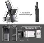 Safe Mandoline Food Slicer for Kitchen, Adjustable Vegetable Chopper Food Slicer with Peeler Thickness Adjuster, Potato French Fry Cutter, Kitchen Chopping Artifact (Black)