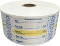 2x3 Dissolvable Food Labels, 1000 Label Stickers, Bottle Labels for Storage Bins, Sticker Labels for Food containers, (1000, Blue)