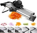 ZHANG XIAO QUAN SINCE 1628 Mandoline Food Slicer for kitchen, Adjustable Stainless Steel Mandoline Vegetable slicer Julienne, Onion Potato Chip French Fry vegetable slicer