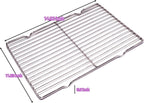 2Pcs Stainless Steel Cooling Racks, Cooling Racks for Cooking and Baking, Cookie Cooling Rack, Oven Cooling Racks for Cooking