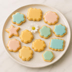 Large Plaque Cookie Cutter Set 25 Pcs Frames Cookie Cutters Stainless Steel DIY Fondant Cutters Molds for Baking MakingCookies Biscuit Fruit Diswasher Safe