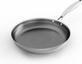COOKING KING 12-Inch Stainless Steel Pan, Hybrid Nonstick Frying Pan, Skillet, 3-Ply Clad Cookware, Even Heat Distribution, Dishwasher & Oven Safe, with Stay-Cool Handle, Induction Compatible