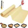 Silicone Baking Mat, 20 IN x 6 FT Free Cutting Baking Sheet,Non-Stick Reusable Dough & Pastry Mat,Non-Slip Silicone Mat Roll for Air Fryer Liner,Freeze Dryer,Oven Baking Pan,Kitchen Counter