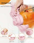 64oz Glass Mason Jar Pitcher with Lid and Spout, 2 Quart Airtight Glass Water Jug, Leakproof Wide Mouth Mason Jar Pitcher for Iced Sun Tea, Milk Storage, Cold Brew Coffee, Juice, Pink