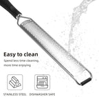 Premium Lemon Zester Grater,Kitchen Tool for Parmesan Cheese, Lemon, Ginger, Garlic, Nutmeg, Chocolate, Vegetables, Fruits,Sharp Stainless Steel Blade,Dishwasher Safe (Black+Yellow)