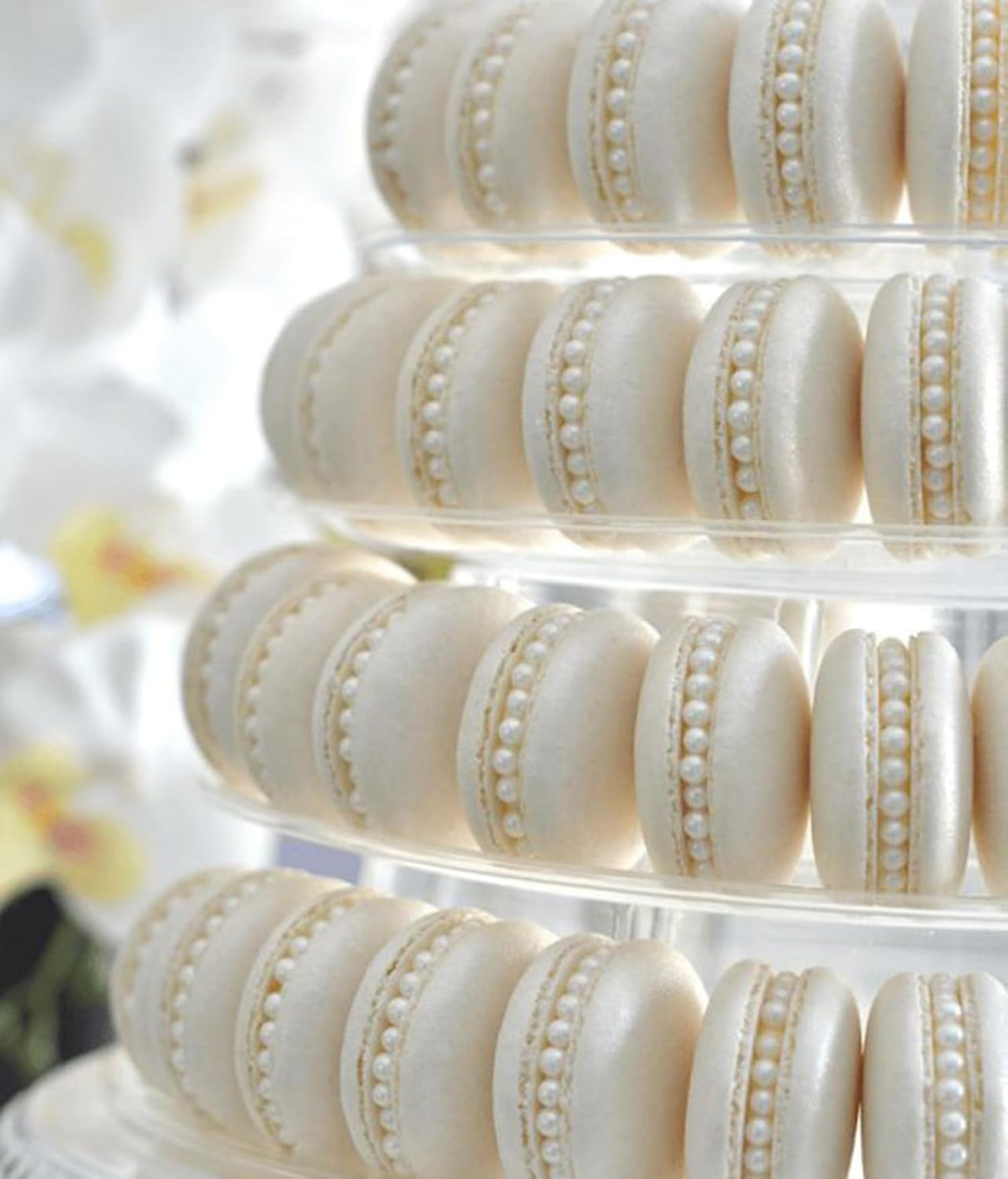 Edible White Pearl Sugar Sprinkles 3.53 oz, 7mm Candy Pearls Ideal for Baking, Cake and Cupcake Toppers, Cookie Decoration, Ice Cream Topping, Wedding Shower Valentines Halloween Christmas