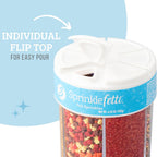 Sweets Indeed Sprinkles 6 Cell Edible Sprinkle Mix Jimmies Perfect for Cake Decorations Baking Ice Cream Cookies Cupcake Topper (Fall)