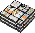 DIMJ Drawer Organizer Clothes Storage - 24 Pack Baby Dresser Organizer for Nursery, Small Fabric Closet Drawer Organizer Bins for Underwears Socks, Foldable Storage Dividers Organization for Bedroom