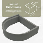 Drip Tray Mug/Cup Riser Made for the Keurig to Reduce Splashes - Riser Only (Gray, K-Mini 1.25 Inches Tall)