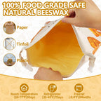 Bread Bags for Homemade Bread Sourdough - 2 Pack Beeswax Bread Bags for Sourdough with Bowl Cover, Reusable Linen Bread Storage Bags with Roll Top Buckle and Hooks for Freezer, Counter and Wall, XL
