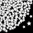 White Star Sprinkles for Cake Decorating, Edible Star Candy, 150g/5.29oz Mix Size, Baking Cake Decoration, Cupcake, Cookie, Holiday, Valentine's Day, Wedding Party, Christmas Supplies
