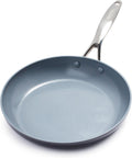 GreenPan 11" Valencia Pro Ceramic Nonstick Frying Pan Skillet, Hard Anodized PFAS-Free Cookware, Induction Ready, Compatible on All Cooktops, Dishwasher & Oven Safe, Stainless Steel Handle, Gray