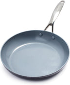 GreenPan 11" Valencia Pro Ceramic Nonstick Frying Pan Skillet, Hard Anodized PFAS-Free Cookware, Induction Ready, Compatible on All Cooktops, Dishwasher & Oven Safe, Stainless Steel Handle, Gray