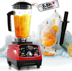 WantJoin Commercial Blender - 68oz Large Capacity Professional Blenders for Kitchen Smoothie Blender w/Powerful 2.5 HP Motor, 15 Speeds, 1-5min Timer, 30000 RPM, High Speed for Catering &Home
