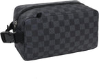 FlowFly Small Insulated Lunch box Portable Soft Bag Mini Cooler Thermal Meal Tote Kit with Buckle for Work, PlaidWithBuckle