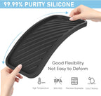 EG-SIPRO Silicone Sponge Holder,Large 10" Kitchen Sink Organizer Tray Kitchen Soap Tray Soap Sponge Holder for Bathroom Counter Sponge Caddy Dish Soap for Scrubber,Soap Dispenser,Scouring Pad