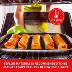 for Ninja Air Fryer Oven Liners, 4 Pack Non-stick Baking Mat, Oven Liners for Bottom of Oven Compatible with Ninja Foodi SP101 SP201 SP301 Fry Toaster Microwave Bottom of Gas & Electric